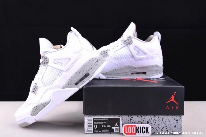 Official Maikesneakers White Retro Jordan (2021) 4 CT8527-100 Oreo 0701